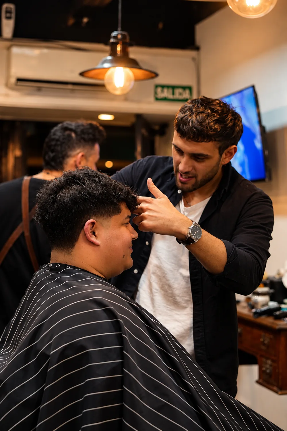 Material de estudio y kit completo de barbería